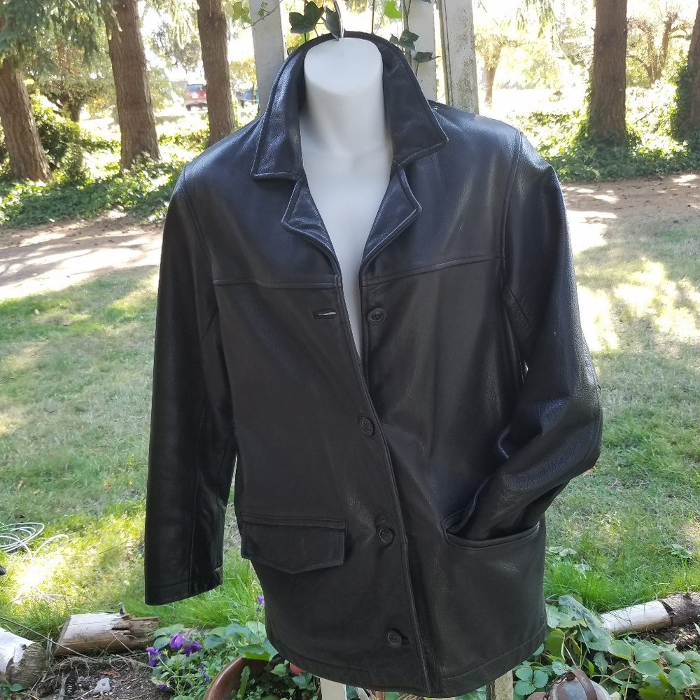 EVC genuine leather jacket S - Picture 3 of 7